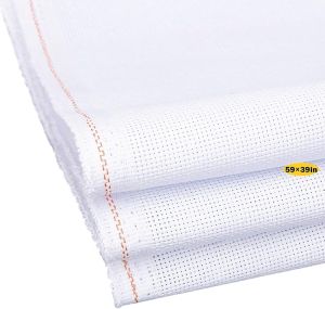 59 by 39-Inch Cross Stitch Fabric 14 Count Big Size Classic Reserve Aida ClothWhite
