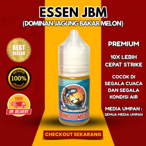 Essen Oplosan Umpan Ikan Mas Dominan Jagung Bakar Melon Super Premium Isi 30ml