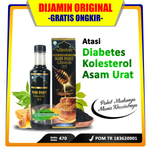 Adawiyah 99 | Madu Hitam Pahit Plus Propolis Obat Herbal Diabetes Kolesterol dan Asam Urat