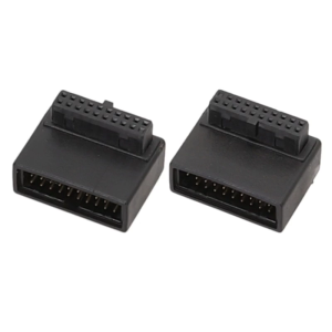 Computer Motherboard.Main Board Usb3.0 19pin 90° Angle Connector Steering Head Male to Female Extension Converter