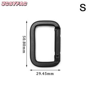 JCSYFAC 1 cái khóa carabiner hình vuông khóa móc khóa móc treo lò xo kẹp Móc khóa ba lô Ngoài Trời khóa mặt dây chuyền dụng cụ cắm trại