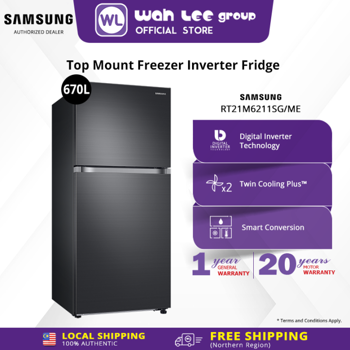 [SAVE 4.0] Samsung 670L Refrigerator Fridge Top Mount Freezer 670L