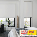 (Rèm ngang 0.8m) Rèm cuốn, rèm sáo cuốn vải trơn 6 màu, chống nắng 100%, đặt theo yêu cầu. 