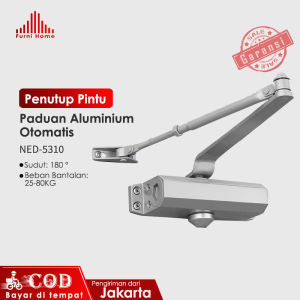 【Dikirim Dari Jakarta】Door closer penutup pintu otomatis Close Door Closer HO Penutup Pintu Otomatis Hold Open Menahan Pintu pada 180 Derajat
