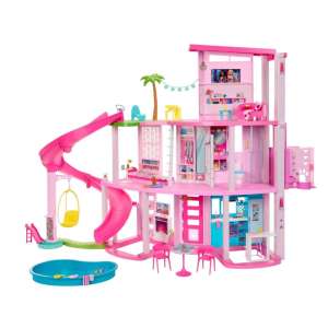[HOLIDAYS BUNDLE] Barbie Dreamhouse Pool Party Doll House With 3 Story Slide (Free Barbie Electric Vehicle with Charging Station)