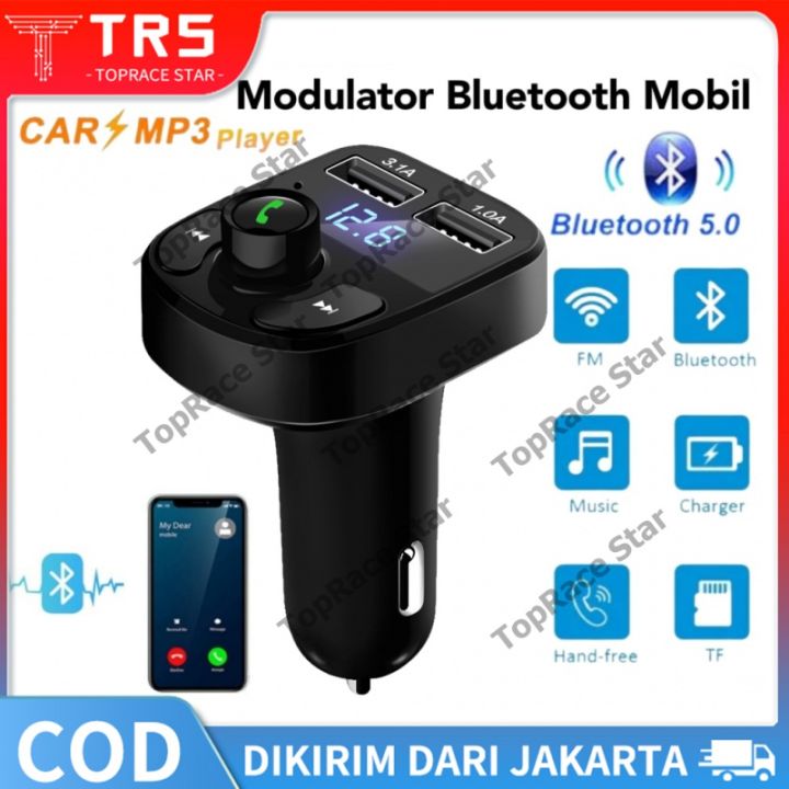 Car Charger FM Modulator Transmitter Cas Mobil Bluetooth Receiver