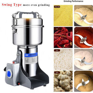 เครื่องบด อเนกประสงค์ ขนาด 800 กรัม บดสมุนไพร บดละเอียด บดยา บดพริก ถั่ว บดอาหารแห้ง