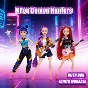 KPop Demon Hunters Action Figure Model Toys with Movable Joint Rumi Zoey Mira Doll Blind Box