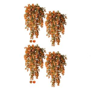 Color Rich Autumn Eucalyptuses Stem Artificial Vine Weather proof Decorative Greeneries Arrangements Durable Synthetic Vine