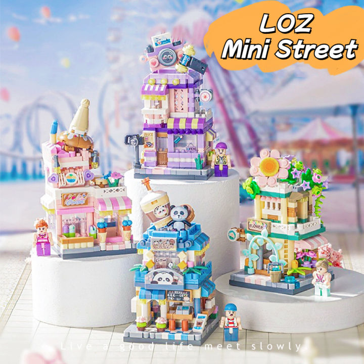 LOZ Block City Mini Street Shop Seri City View Bricks Nano Block