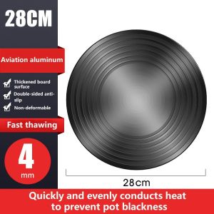 Heat Conduction Plate Heat Diffuser for Gas Stove 20cm/24cm/28cm Household Thaw Board Anti-Burning Kitchen Utensils Stove Heat Diffuser Board For Conducting Heat