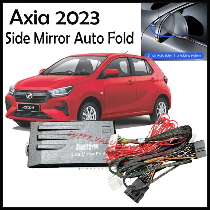 Perodua Axia 2023 Side Mirror Auto Fold Side Mirror Fold module Mirror