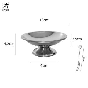 DP👓🧤🎾 304 thép không gỉ tráng miệng cốc bánh pudding sữa thạch Kem cốc bát salad Bát Tráng Miệng đĩa trái cây món ăn nhẹ