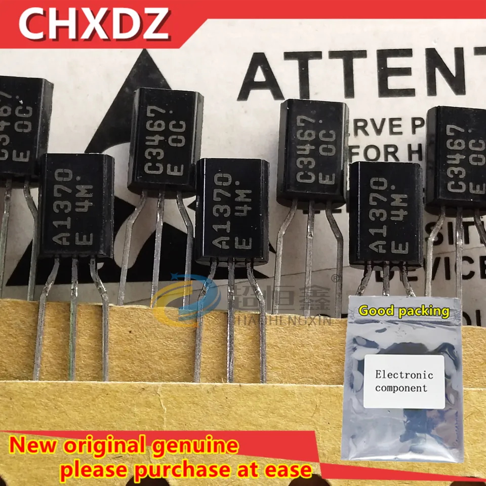 5 Transistors Sanyo 2SA1370-E TO-92 - Authentiques Et Neufs, Fabriqués Au Japon