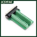 JCSYFAC D-SUB DB25ปลั๊ก25Pin ตัวผู้อะแดปเตอร์ขั้วต่อบัดกรี. 