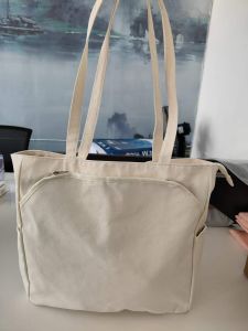 Tennis tote bag canvas sports handbag tennis racket bag portable tennis bag for table tennis rackets