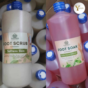 Spa Foot Soak & Scrub 1 Liter – Deep Cleanse Soften Skin & Boost Circulation