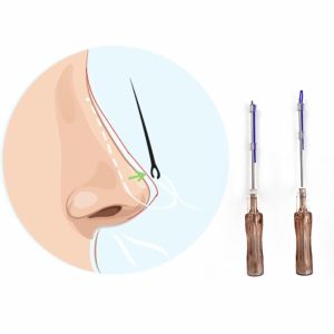 Minerva PCL PDO 19g 38mm 19g60mm nose Threads lift nose bridge nose tips