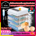 48 Egg /56 Egg /64 Egg /120 Egg Brooder Digital Fully Automatic Incubator Hatcher Turning Chicken Duck Humidity Temperature Control New Hatching Machine. 