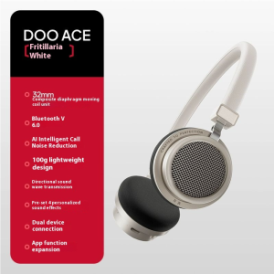 Edifier Doo Ace เหนือศรีษะบลูทูธไร้สายลดเสียงรบกวนแนวสปอร์ตแฟชั่นลายดอกไม้เสียงสเตอริโอชุดหูฟัง2025ใหม่