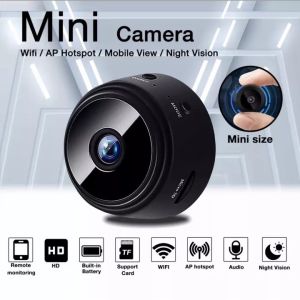 Too small to see A9 cctv camera cctv camera 1080P Ultra HD bulb cctv camera connect to cellphone with voice 360°panoramic voice Infrared Security Camera night vision Mobile hidden camera connect to phone mini spy mini camera package set