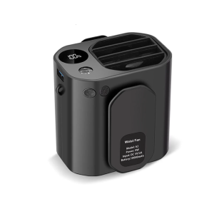 Di động có thể sạc lại Wearable tiếng ồn thấp eo fan đối với đi bộ đường dài sử dụng không cánh điện treo cổ Fan làm mát tiện ích