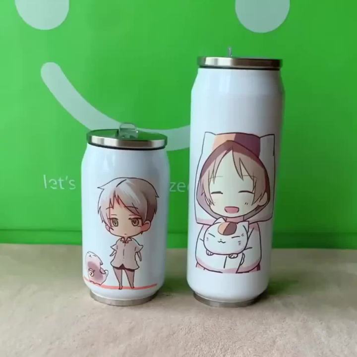 Ultimate Fantasy Little Shark Digital Display Cawan Termos Anime