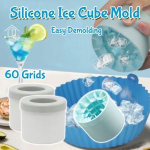 Twist Rotating Ice Cube Mold Box Silicone Easy Release Homemade Ice Maker for Daily Use Ice Making