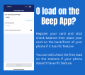 Beep Card with 20 Load included LRT1, LRT2, MRT3, Clark or P2P Bus, And Modernized Jeepney (Exp 2028/2029). 