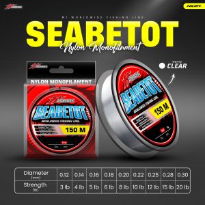 Hayumake SEABETOT Senar Pancing Nylon Monofilament