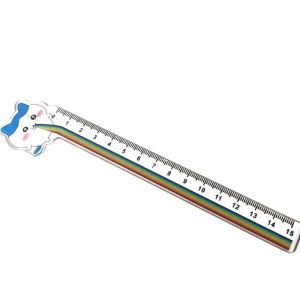 1PC Transparent Ruler Novetly Cartoon 15CM Straight Ruler Anime Funny Cute Creative Chiikawa Straight Ruler School Office Equipment chiikawa stationery