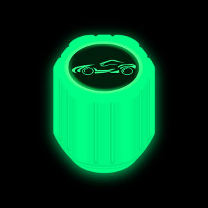 【AtotheR】4pcs/set Universal Luminous Valve Cap Dust-proof Tires Wheel Car Wheel LED Light Glowing Tyre Stem Covers Applicable Car Motorcycle Bike