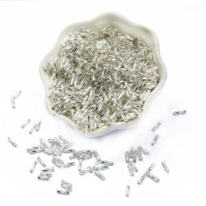 300Pcs 2x6mm Charm Czech Glass Seed Beads Spiral Tube Beads For DIY Bracelet Necklace Jewelry Making Accessories