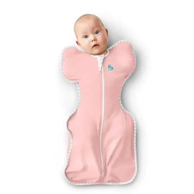 [3 Sizes] Love To Dream Swaddle Up Original 1.0 TOG (Baby Zip Swaddle) Dusty Pink - 0M+| Baby Swaddle / Baby Swaddle Wrap / Swaddle / Swaddle For Newborn / Swaddle With Zip / Newborn Swaddle / Baby Blanket / Baby Zip Swaddle