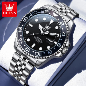 OLEVS Watch For Mens Waterproof Original 2025 Stainless Steel Strap Fashion Casual Business Luminous calendar Mens Watch