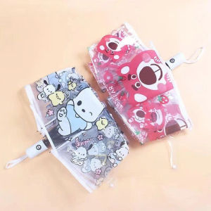 Dù Trong Suốt Gấp Gọn Tự Động Cao Cấp – Ô PVC Hoạt Hình Cute Nhẹ Bền Phong Cách Nhật Hàn
