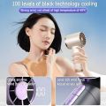 Home DING 8000mAh bladeless handheld mini fan Portable high-speed rechargeable turbo fan with 100 super speeds, Baby won't be afraid of the heat in summer #XFS02. 