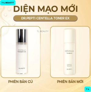 [TEM PHỤ + VAT] Nước Hoa Hồng Cấp Ẩm Dưỡng Da Căng Bóng Hàn Quốc Dr.Pepti Centella Toner Ex 180ml