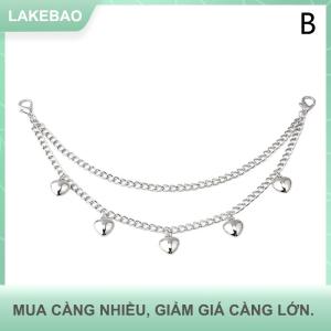 【LAKEBAO】 Nhiều Lớp Kim Loại Dây Đeo Chuỗi DIY Cá Tính Bướm Trái Tim Sao Mặt Dây Chuyền Vai Túi Chuỗi Dây Đeo