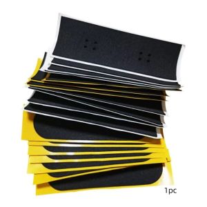 MARBLEX 1/6Pcs Uncut Fingerboard Grip Tapes Black Foam Grip Fingerboard Deck Stickers  110x38mm 100x28mm Non-slip Stickers
