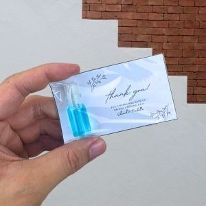 Souvenir Parfum Pernikahan 3ml Vintage Custom Murah Cantik