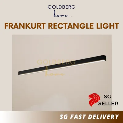 Frankurt Long Rectangle Light - 80CM 30W 3 Tone- Bedroom Meeting Room Kitchen Study Room - Nordic Light | Goldberg Home