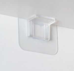 4PCS Premium Self-Adhesive Wall Hooks for Wardrobe and Clapboard Organization