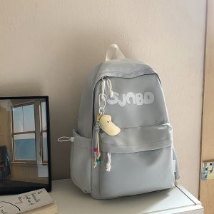 Simple backpack for girls college students middle and high school students lightweight casual travel small backpack ins Wind