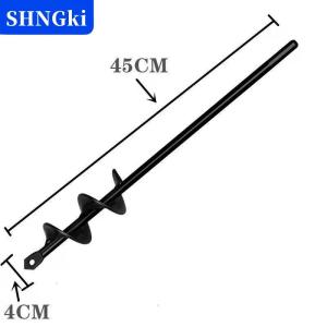 [COD] 🔥🔥🔥SHNGki Vườn trồng hoa và cây đào lỗ khoan bit xoắn ốc thanh đất lỏng hợp kim đất ddrill bit ngắn thanh