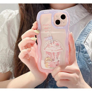 IPHONE Soft Case TPU Glossy Anti Pecah Desain Bubble Drink Untuk Iphone 11 12 PRO MAX XR XS MAX