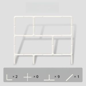 xpkQ Assemble Storage Holders Modern Simple Large Storage Holders Modularization Smooth ABS Plastic Racks Living Room Organization 8N6Y2
