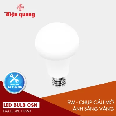 Đèn LED Bulb Điện Quang ĐQ LEDBU11A60 09727 (9W chụp cầu mờ)