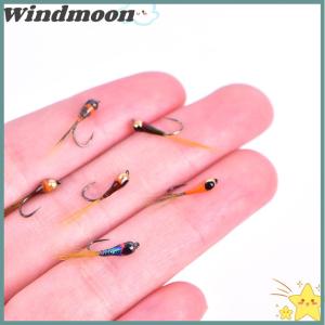 [Windmoon]🌟🌟【Hot Sale】🎈 6PCS Copper Head Nymph Beadheads Fly Trout Grayling Trout Fishing Quick Sink Fly