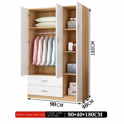 EXINHOME Cabinet For Clothes Wardrobe Small Home Bedroom Simple Modern Cabinet Storage Rental Room